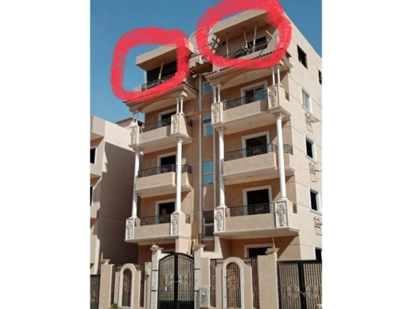 شقة للبيع التوسعات الشمالية نصف تشطيب شقق بالتقسيط في 6 أكتوبر شقق دور أول ورابع للبيع عقارات أكتوبر 3 غرف نوم شقة للبيع بـ1.6 مليون في أكتوبر